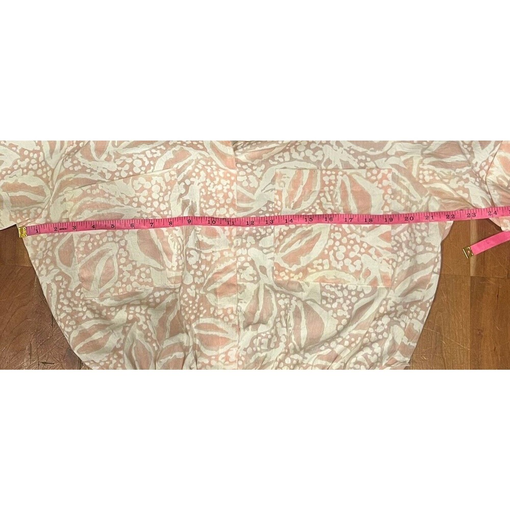 Miss Oops California Vintage Pink White Short Sleeve Collar MIDI Dress - Picture 5 of 8